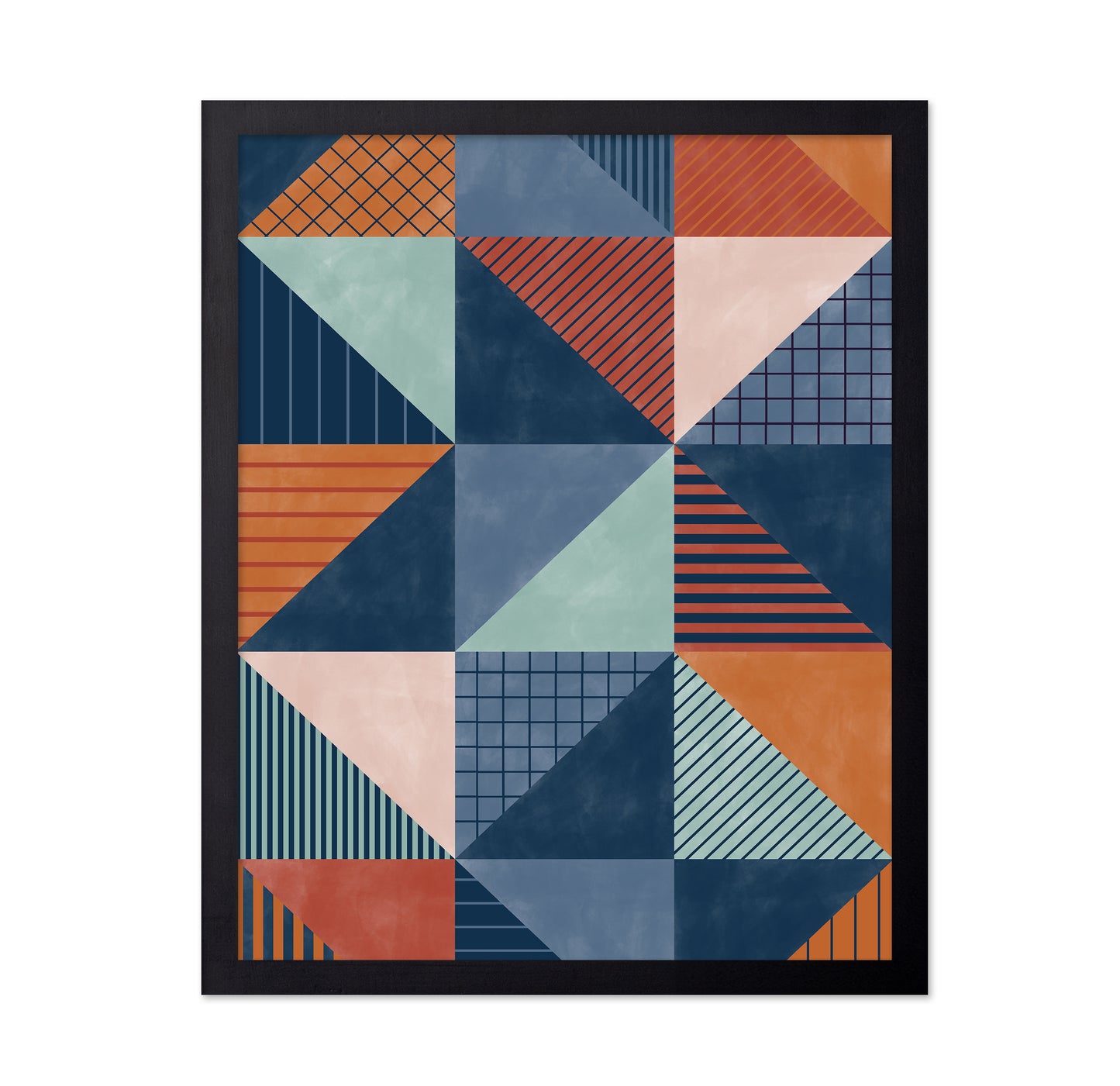 Triangles in Warm Colours