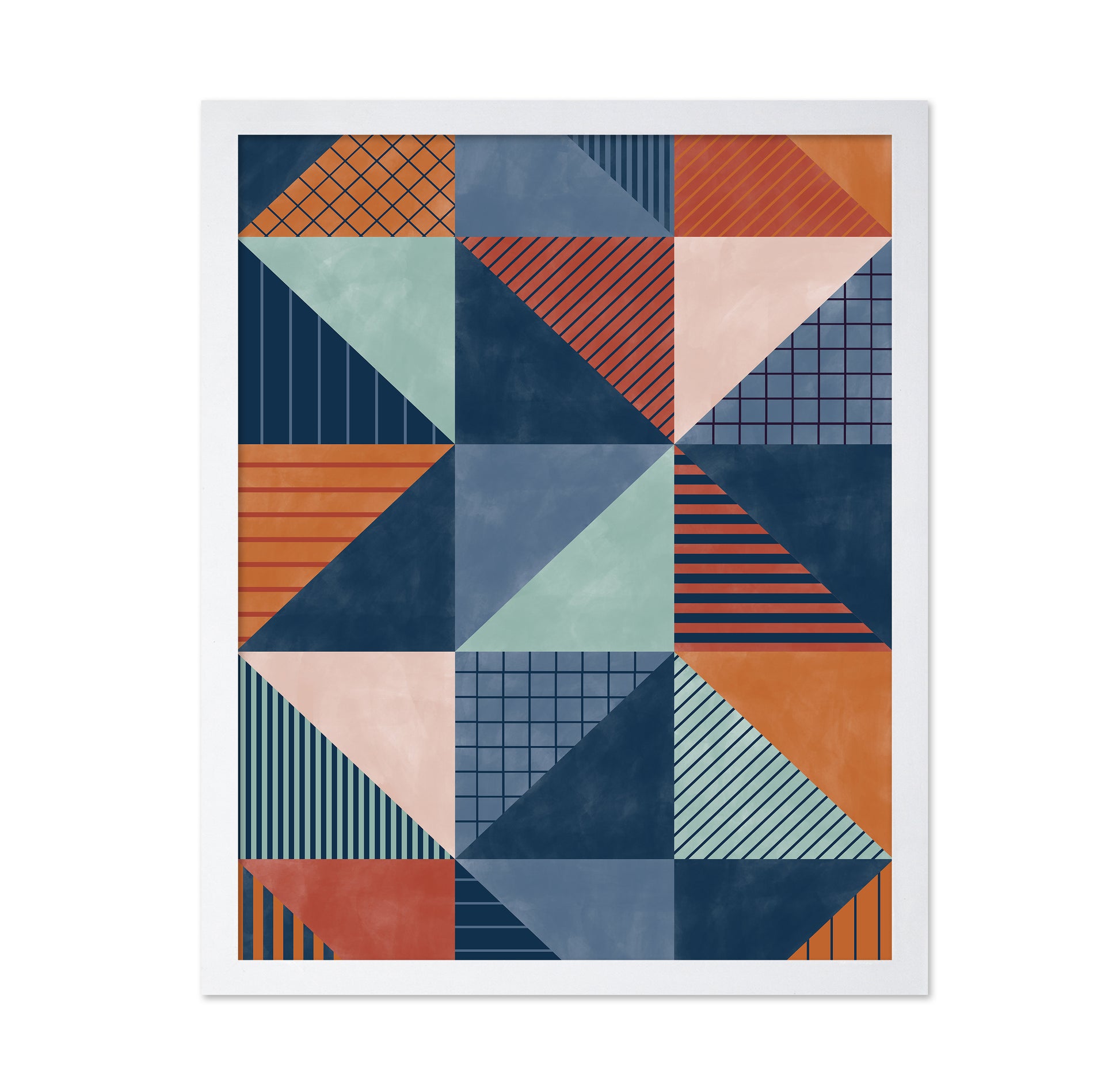Triangles in Warm Colours