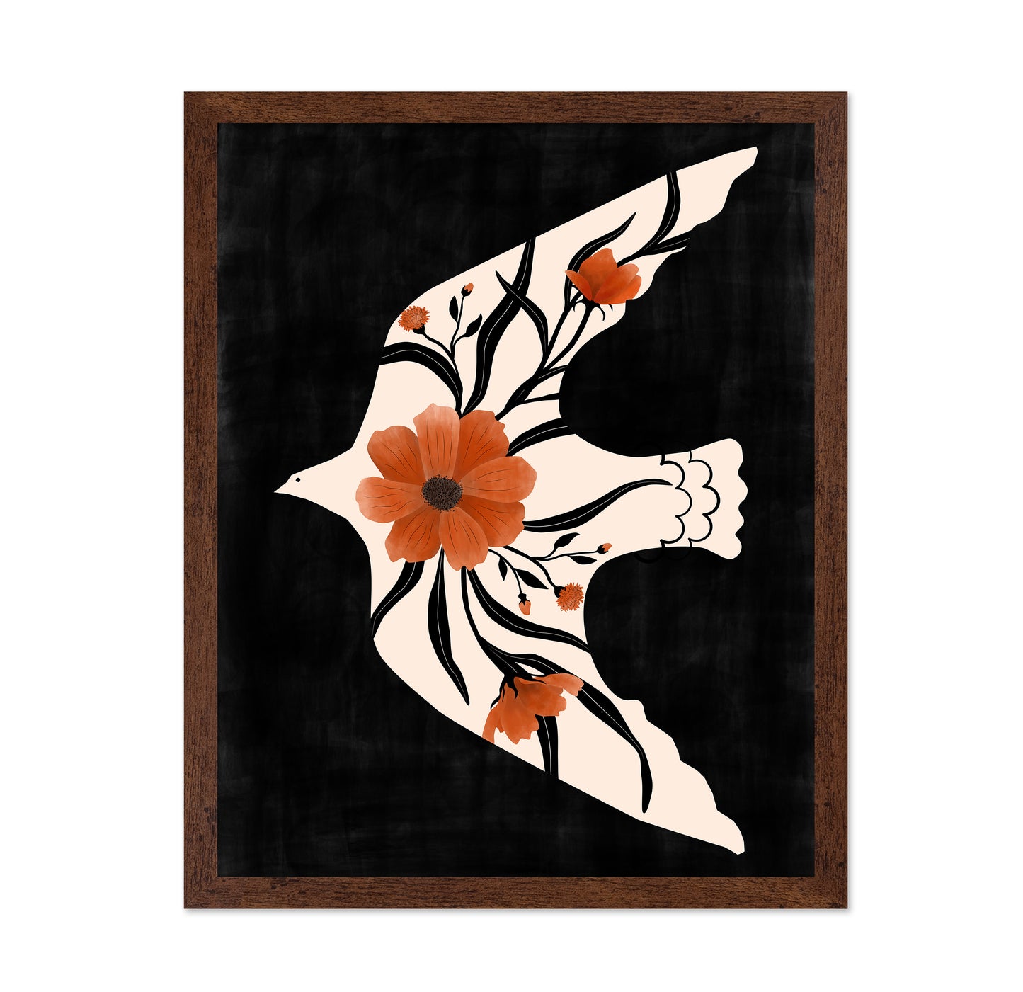 Floral Dove No1