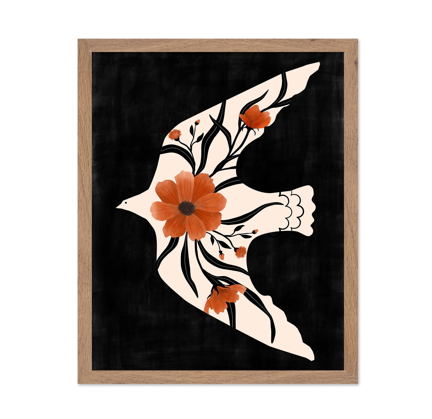 Floral Dove No1