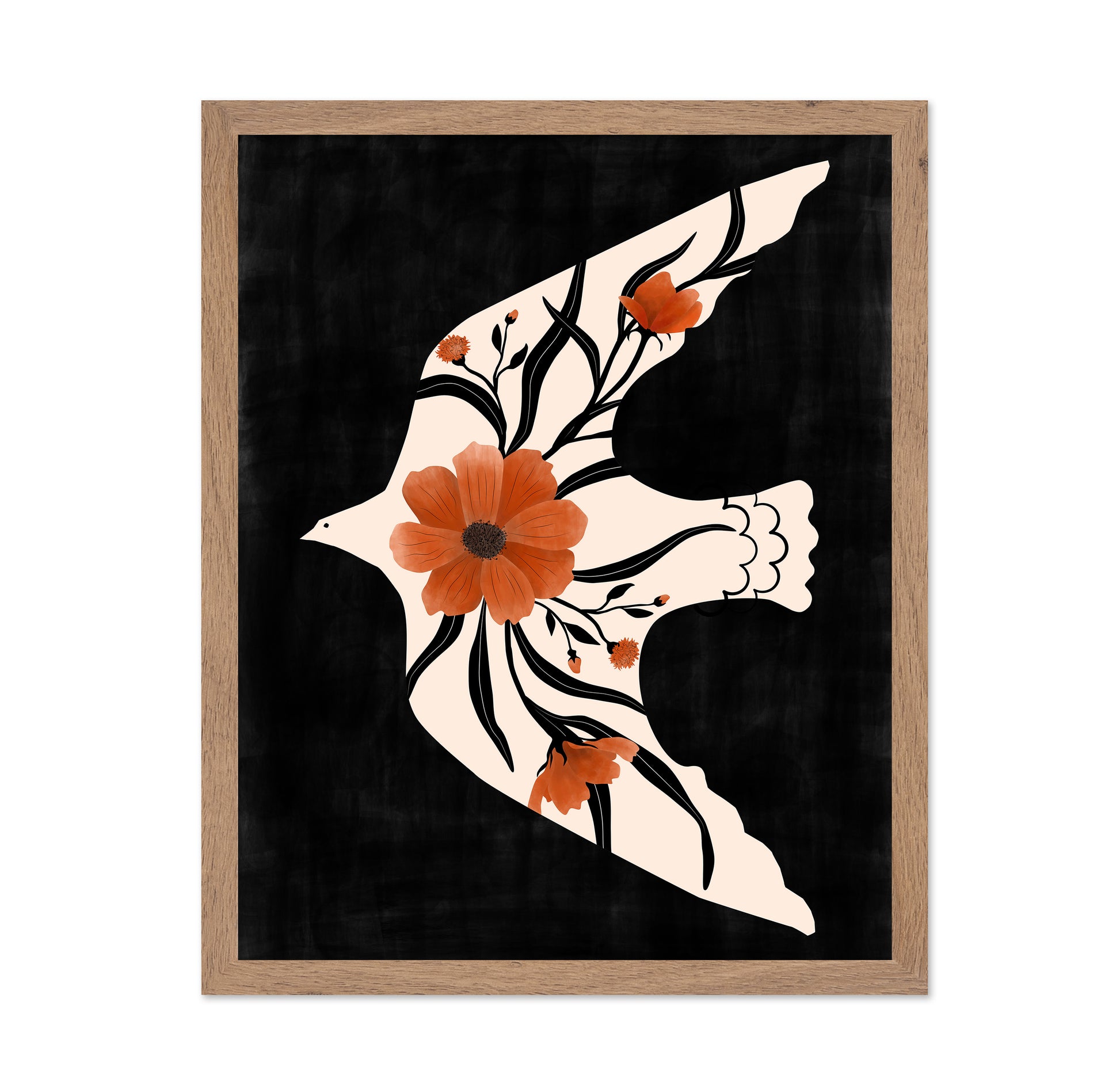 Floral Dove No1