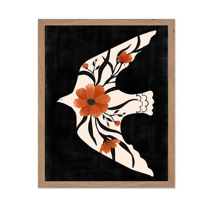 Floral Dove No1