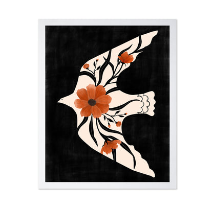 Floral Dove No1