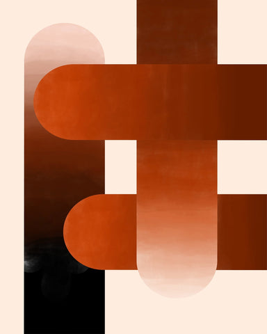 Abstract Terracotta Shape