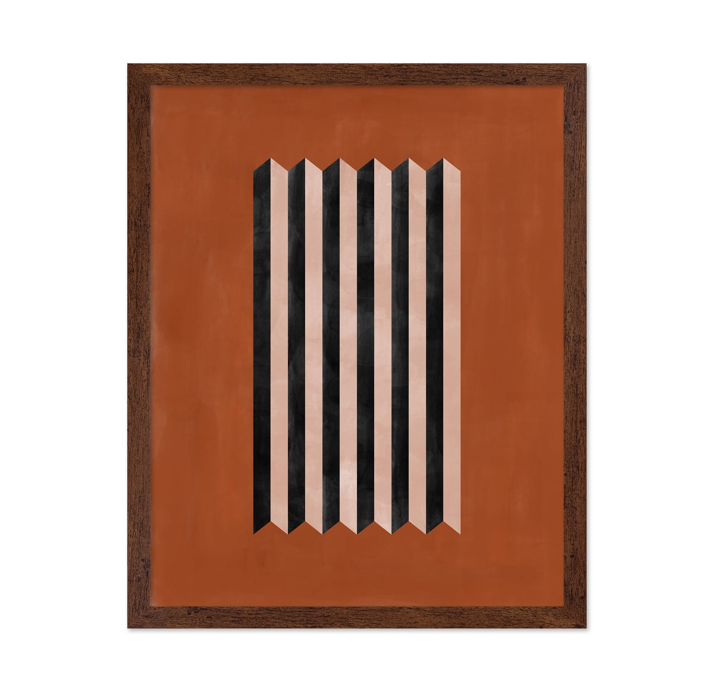 Geometric Terracotta Abstract
