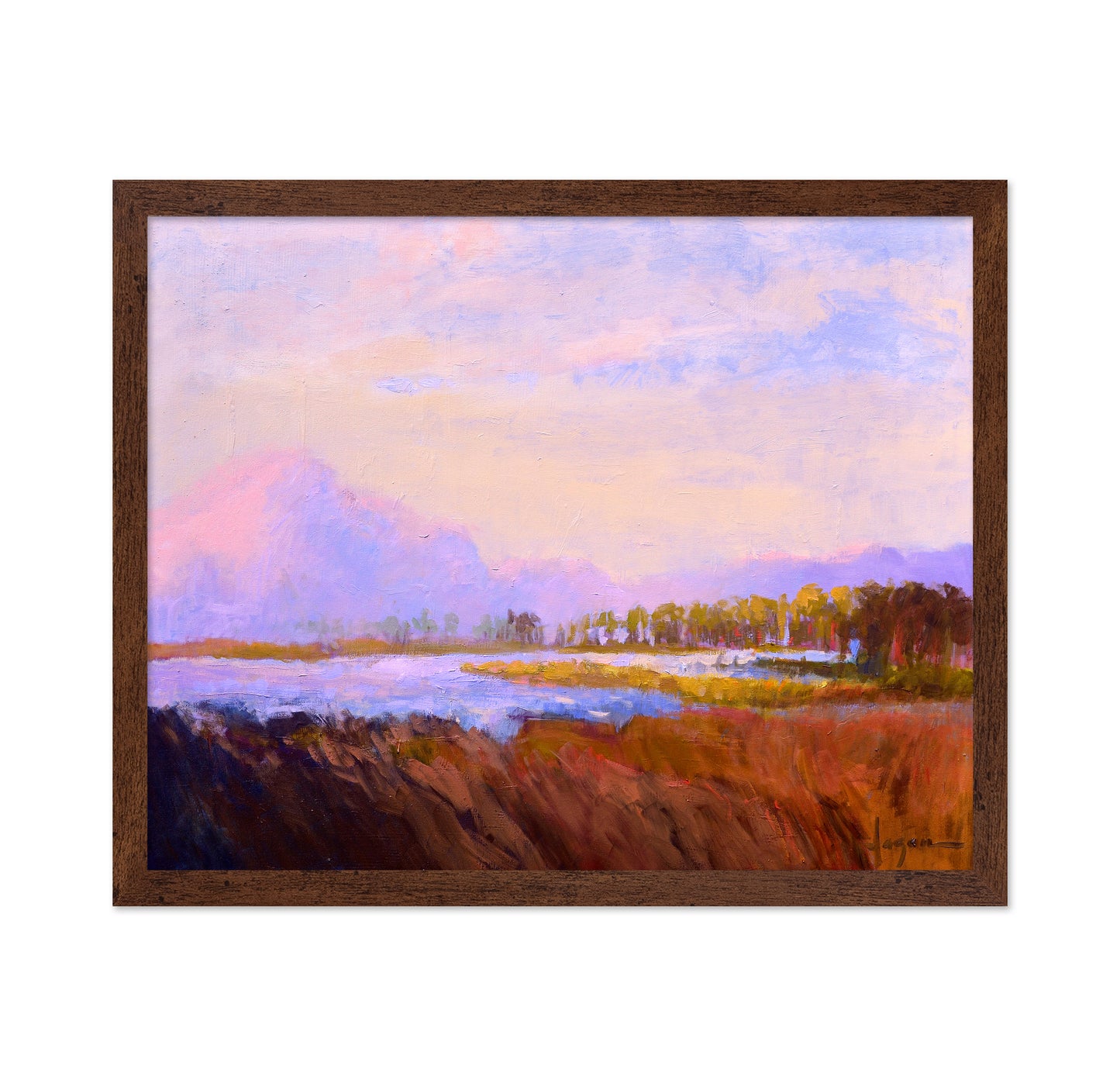 Serene Pastel Landscape