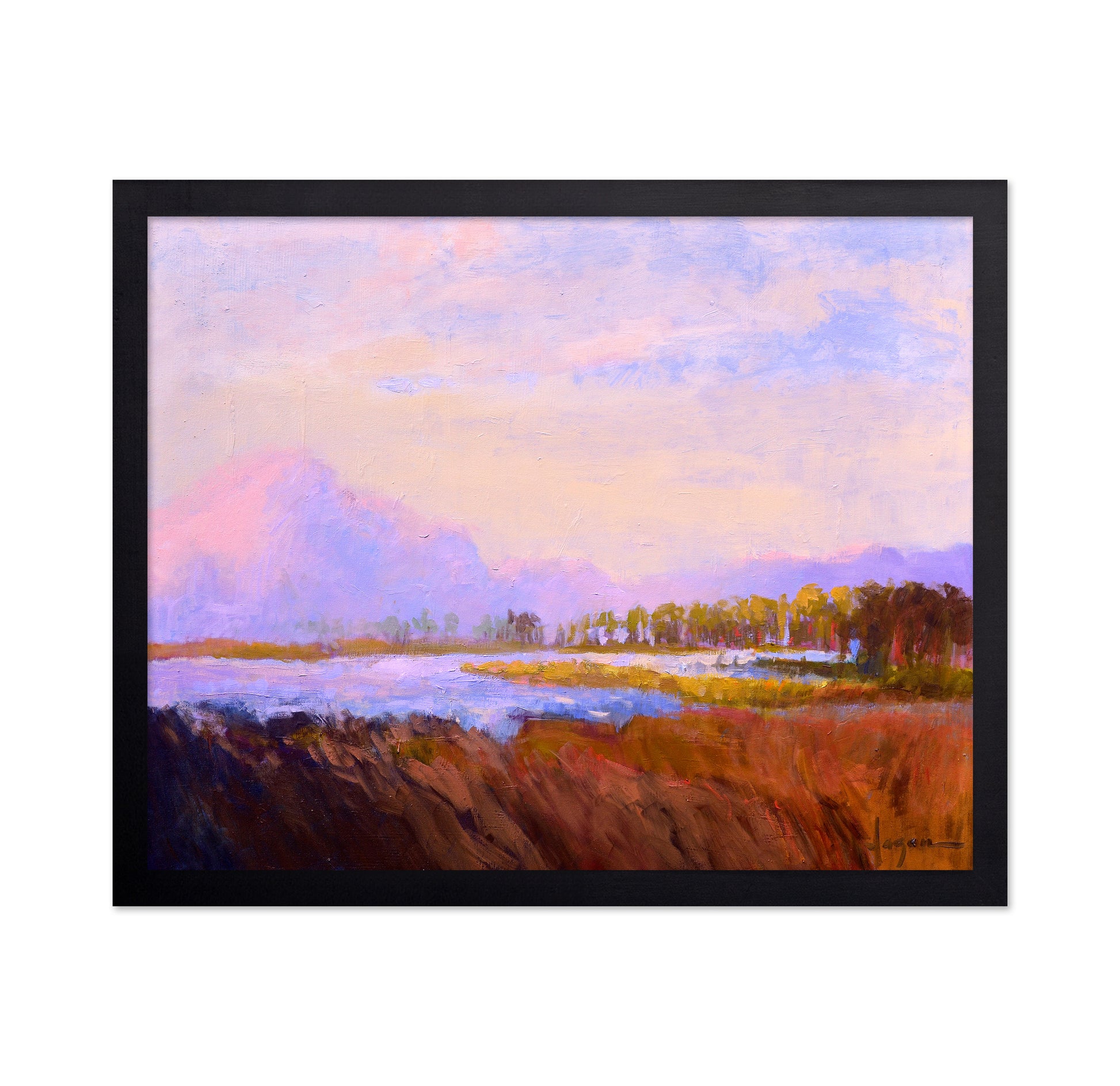 Serene Pastel Landscape