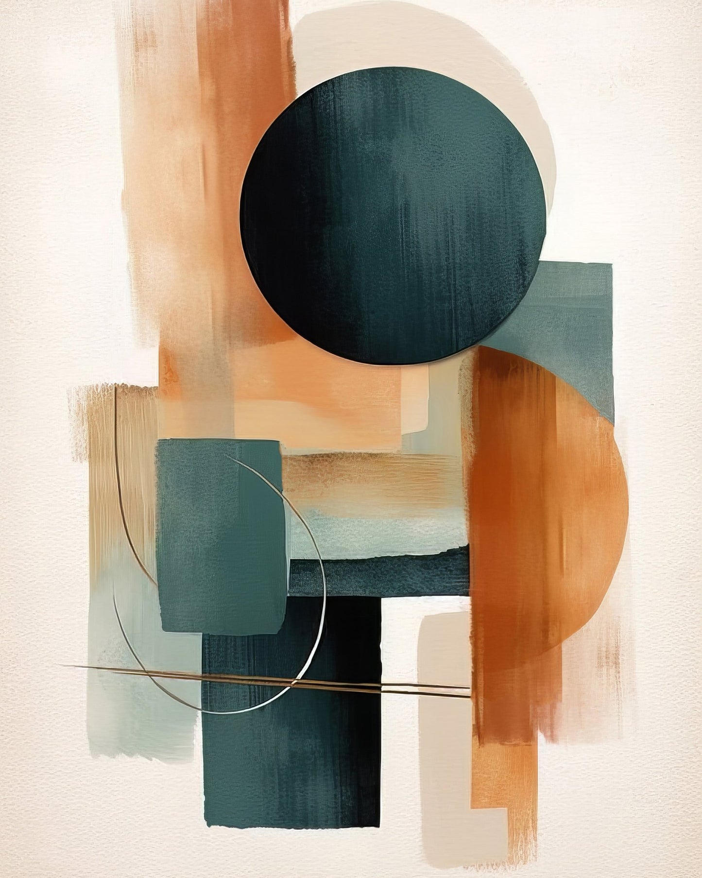 Abstract Paint Strokes