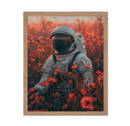 Astronaut In A Poppy Feild