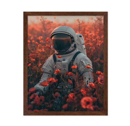 Astronaut In A Poppy Feild