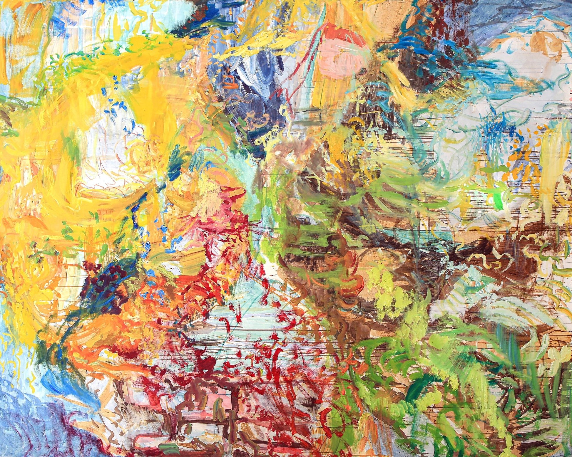 Chaotic Acrylic Painting