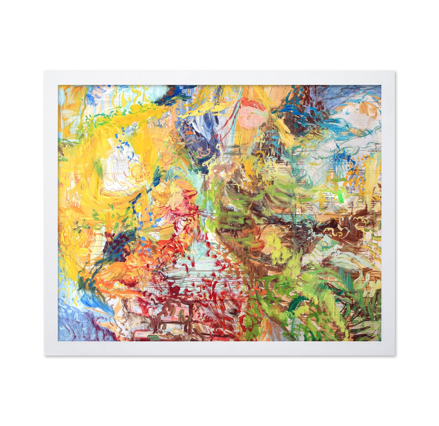 Chaotic Acrylic Painting