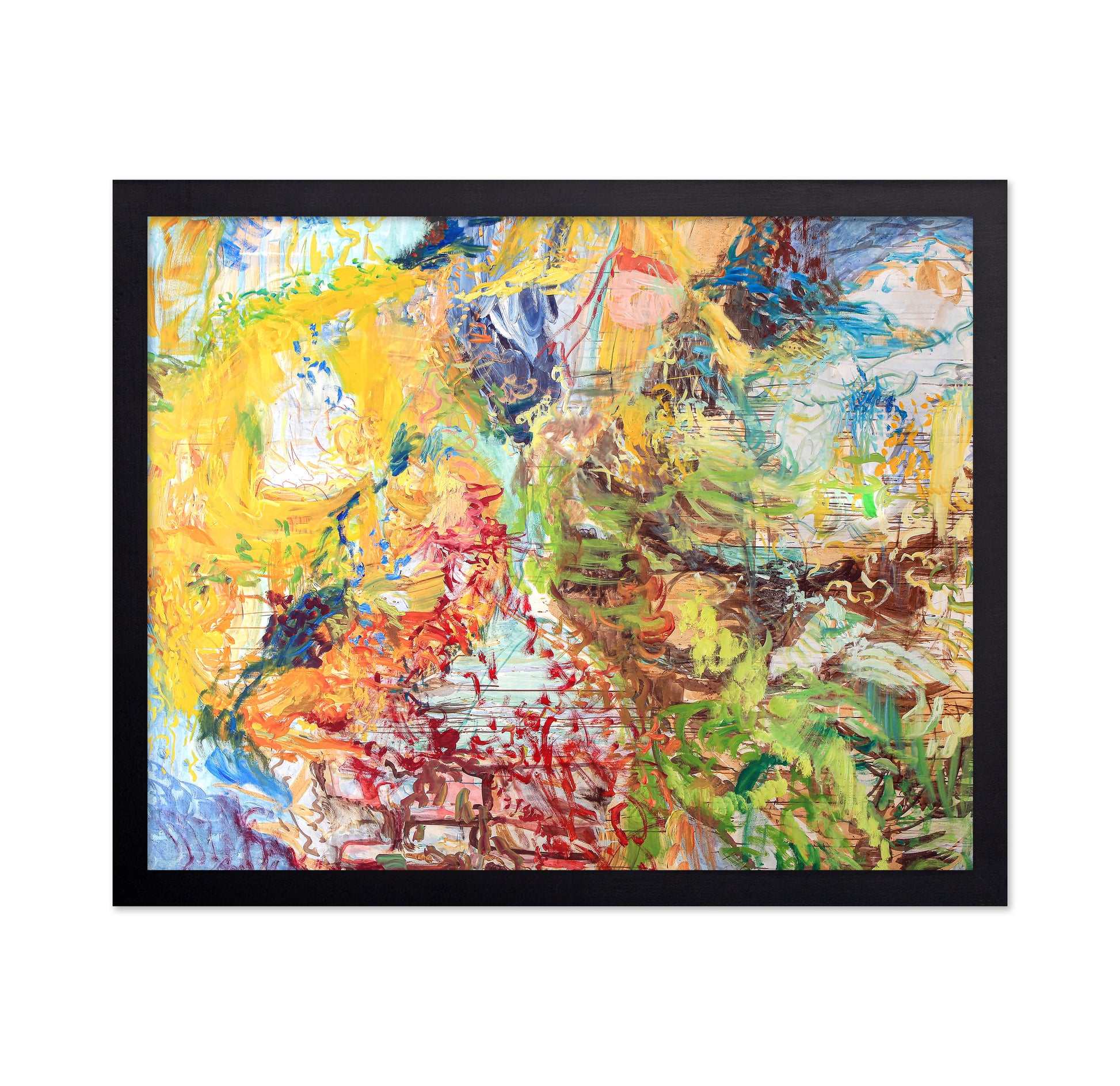 Chaotic Acrylic Painting