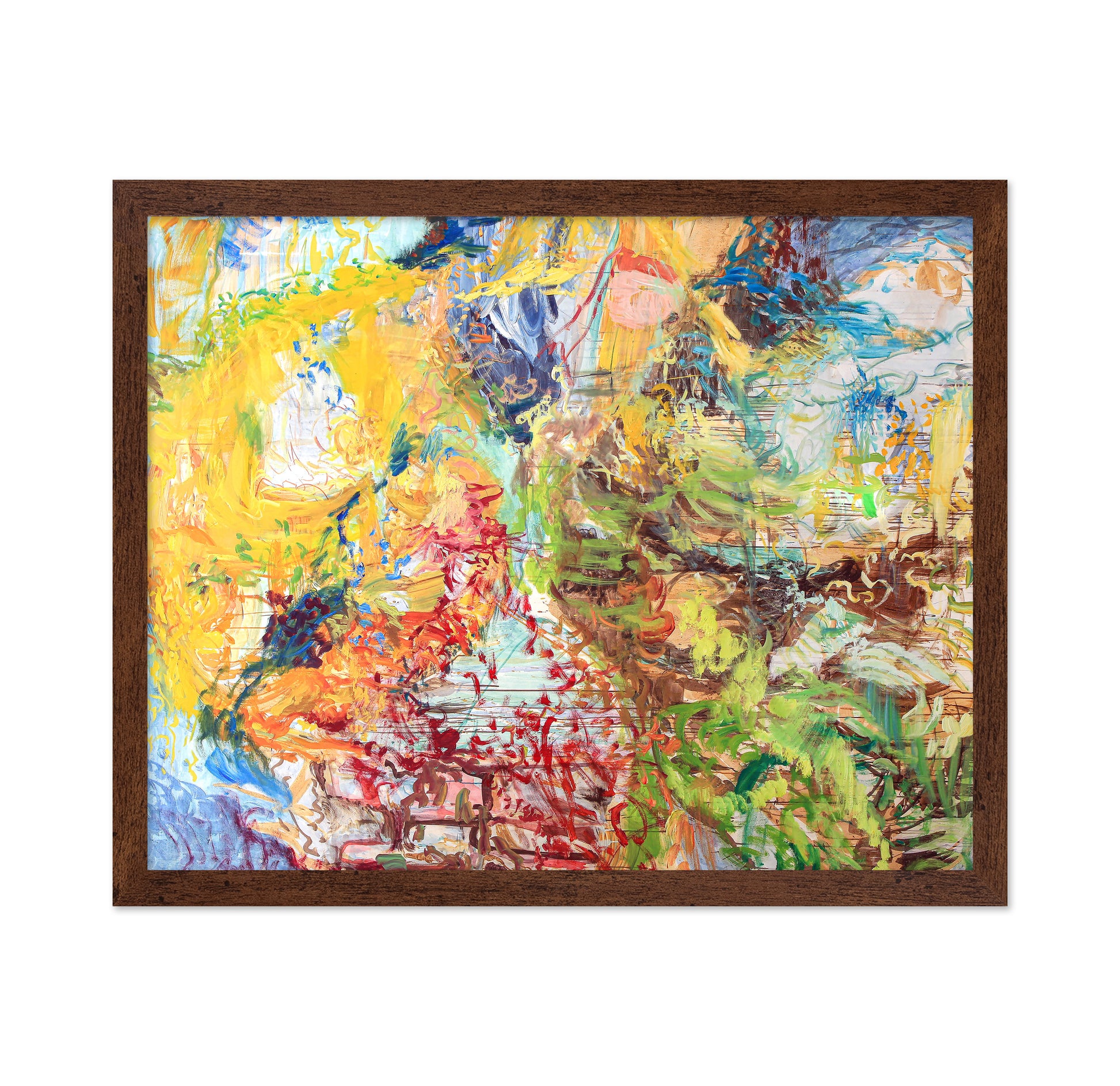 Chaotic Acrylic Painting