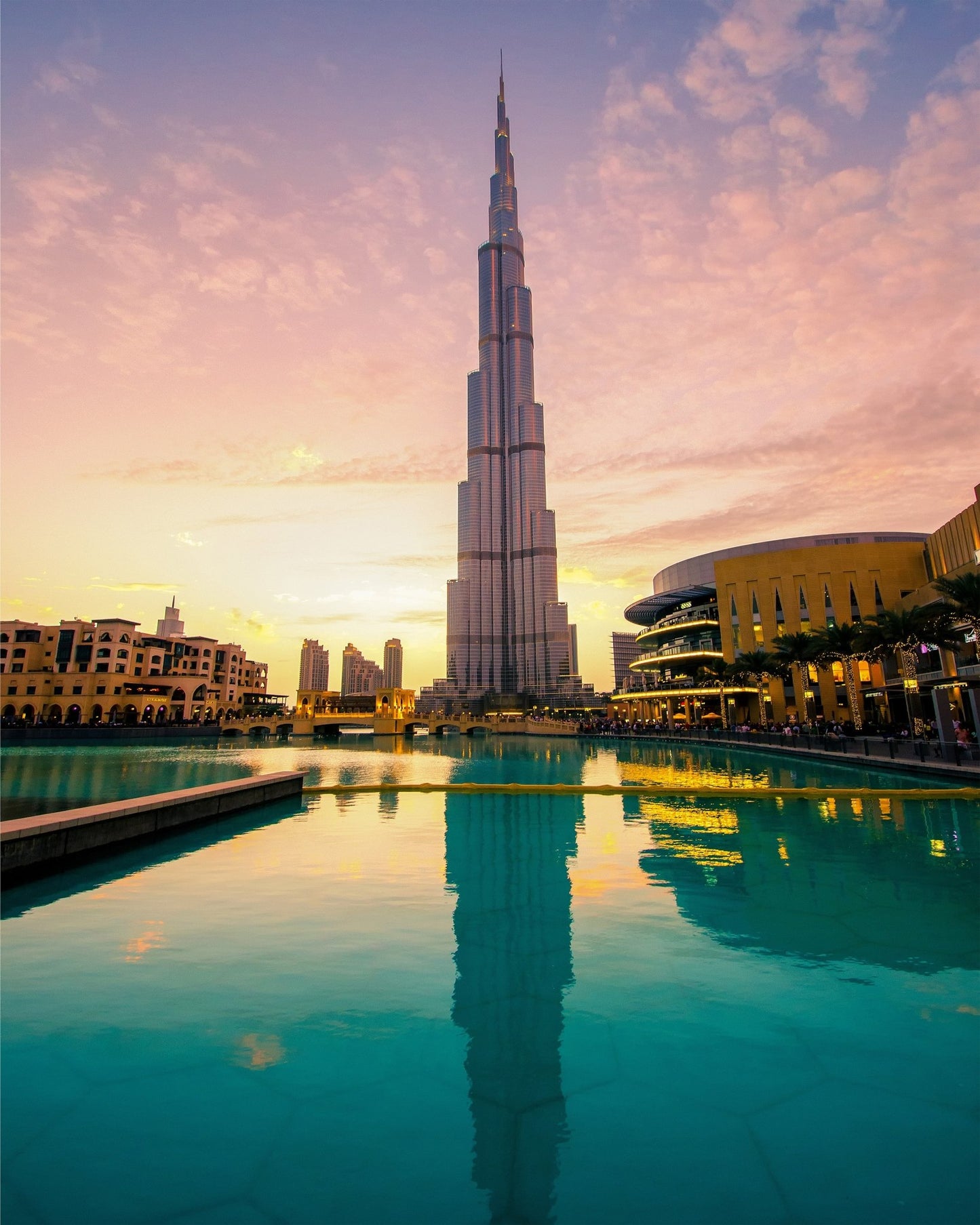 Burj Khalifa At Golden Hour