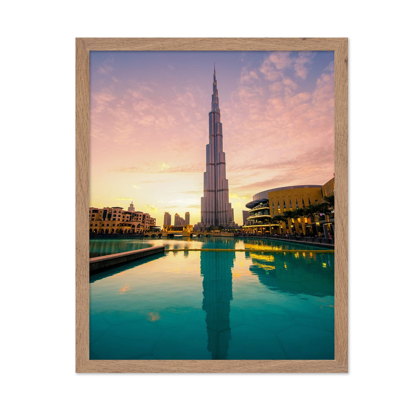 Burj Khalifa At Golden Hour
