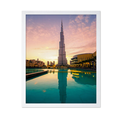 Burj Khalifa At Golden Hour