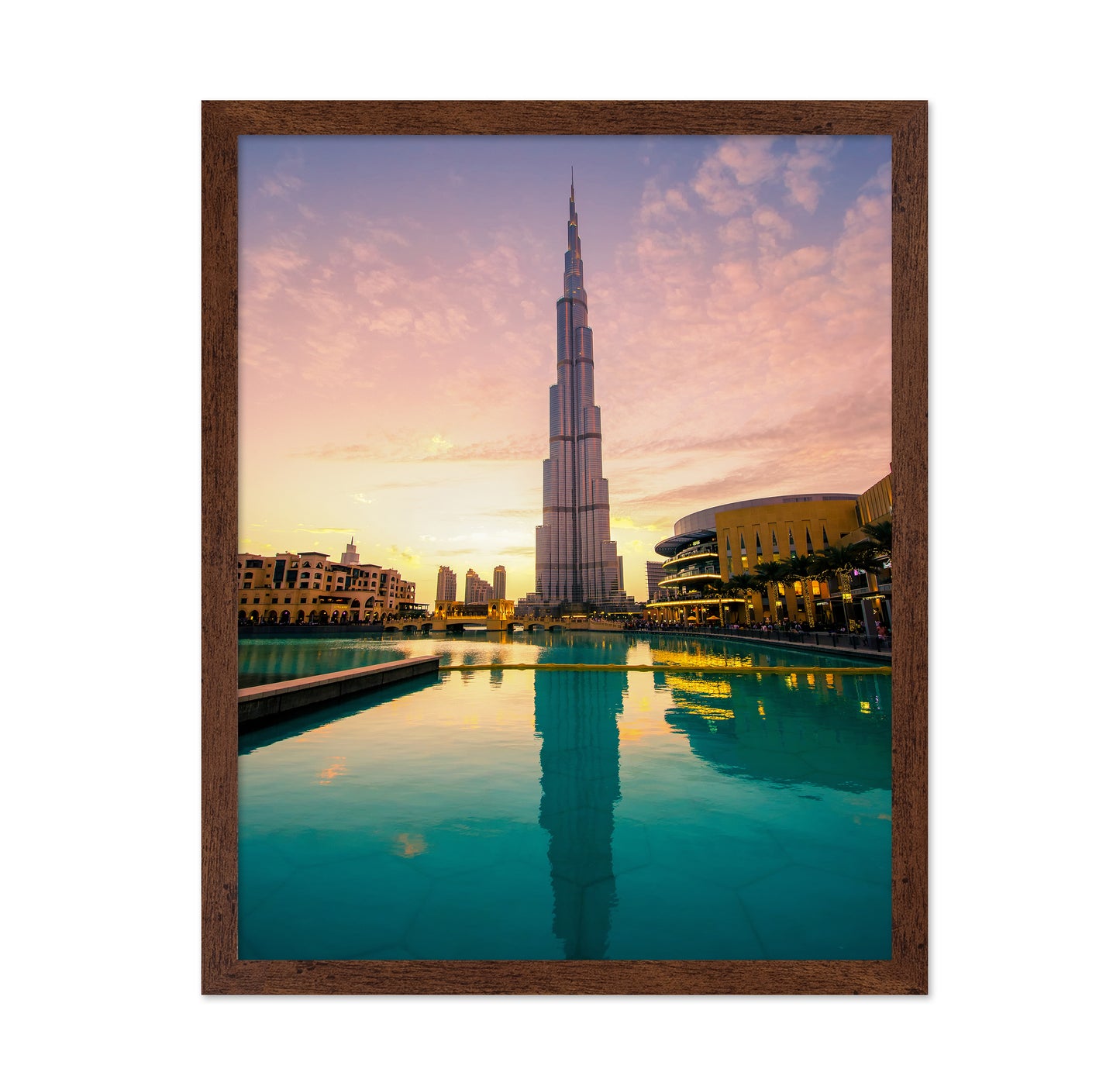 Burj Khalifa At Golden Hour