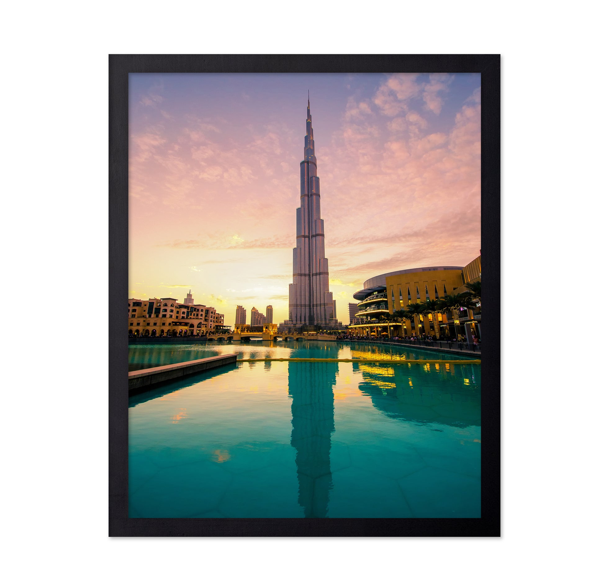 Burj Khalifa At Golden Hour