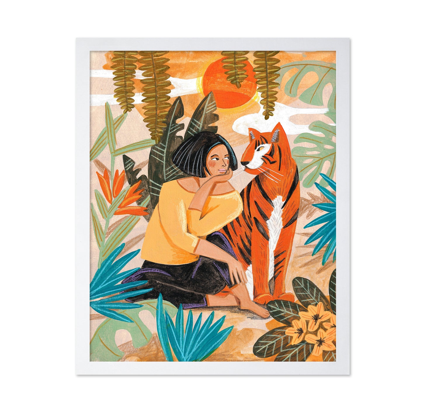 Woman With Tiger No1