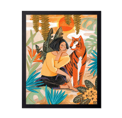 Woman With Tiger No1