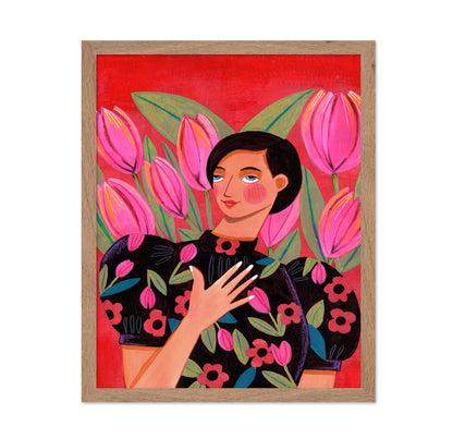 Abstract Modern Woman Portrait