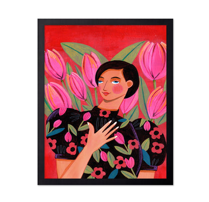Abstract Modern Woman Portrait