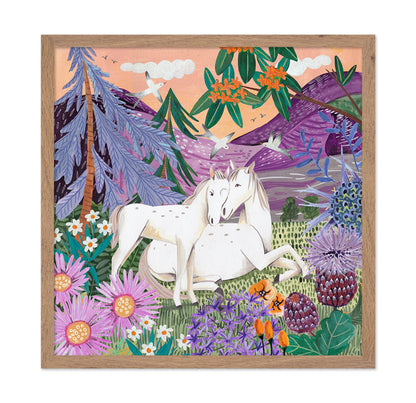 Horses In The Mountains