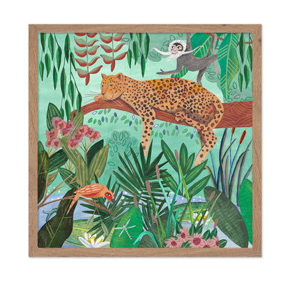 Leopard In The Jungle