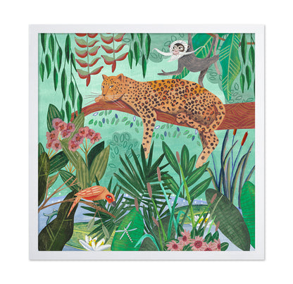 Leopard In The Jungle