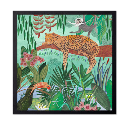 Leopard In The Jungle