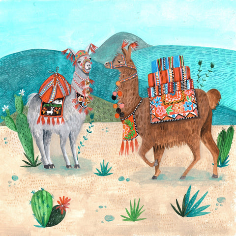 Colorful Llamas