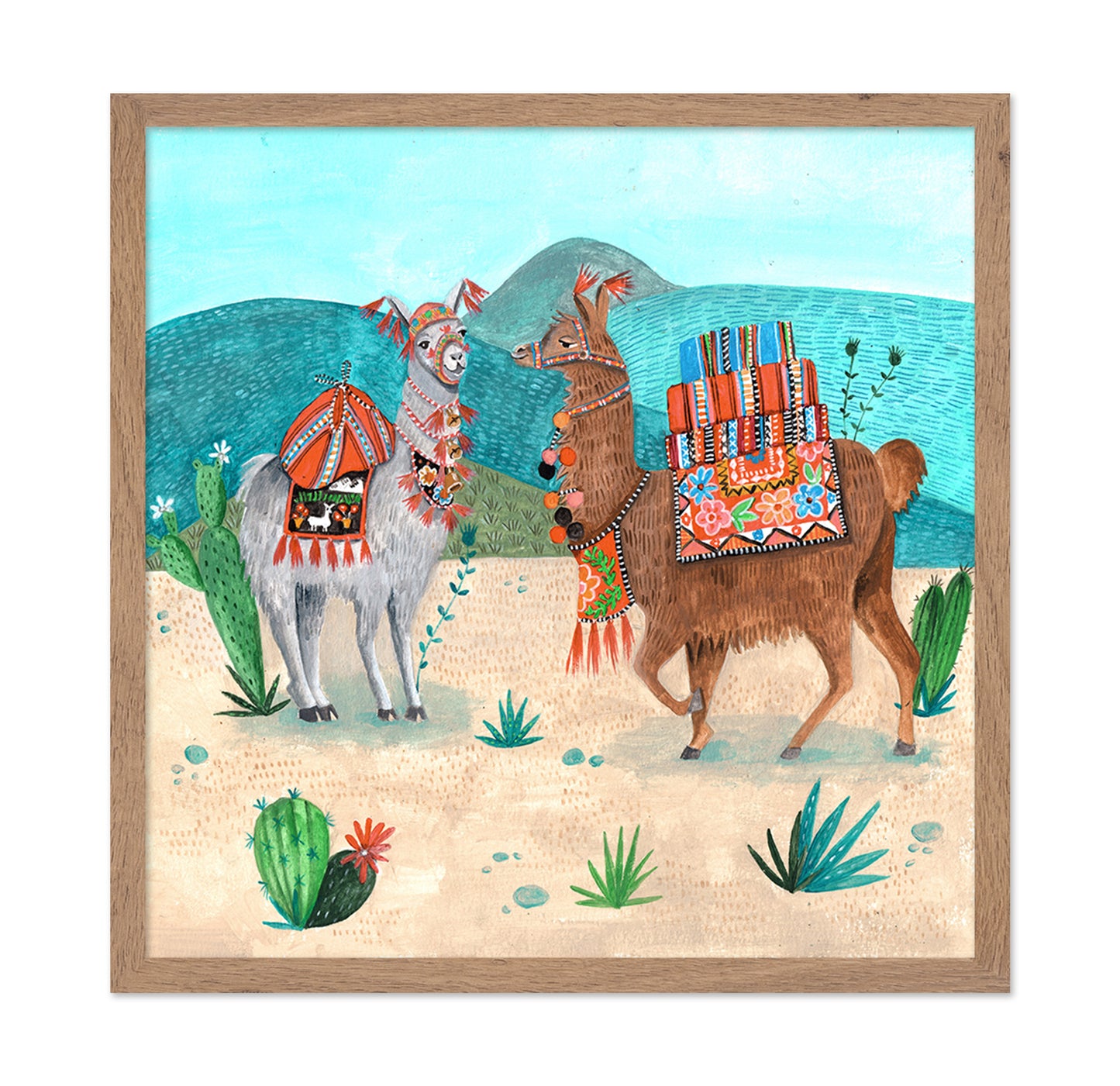Colorful Llamas