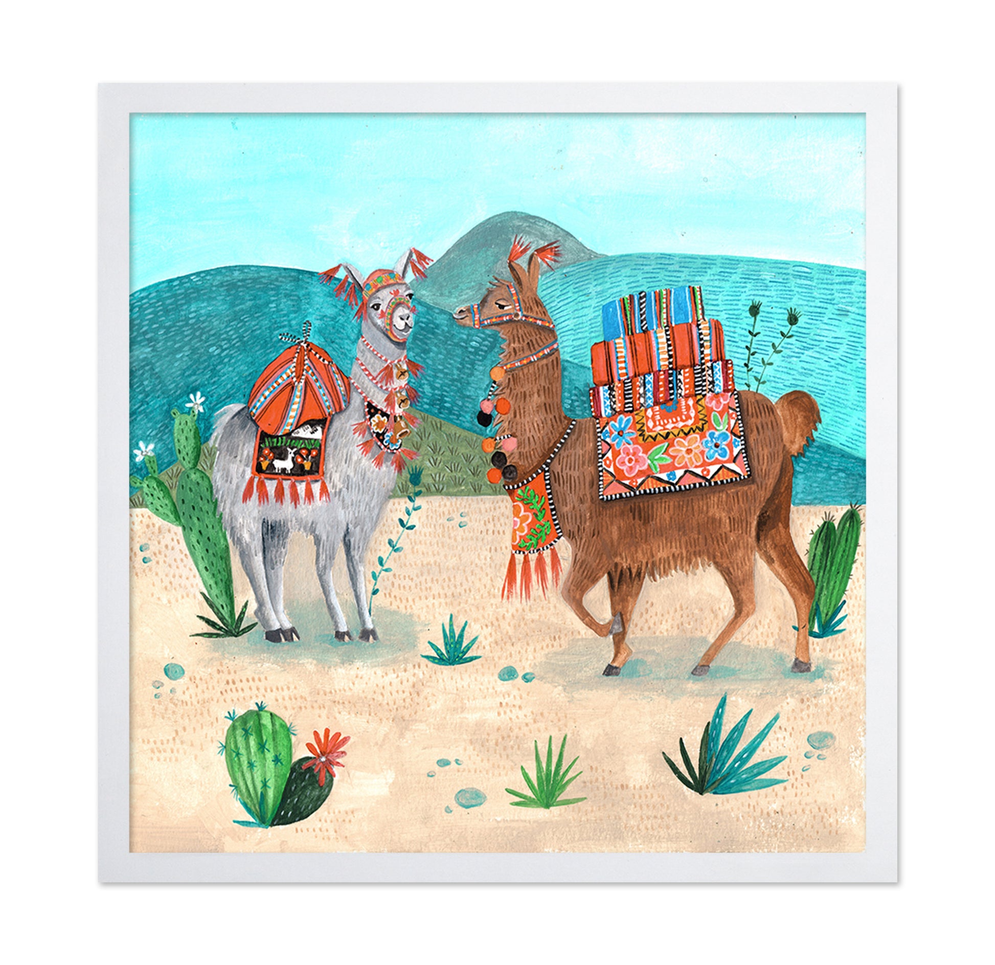 Colorful Llamas