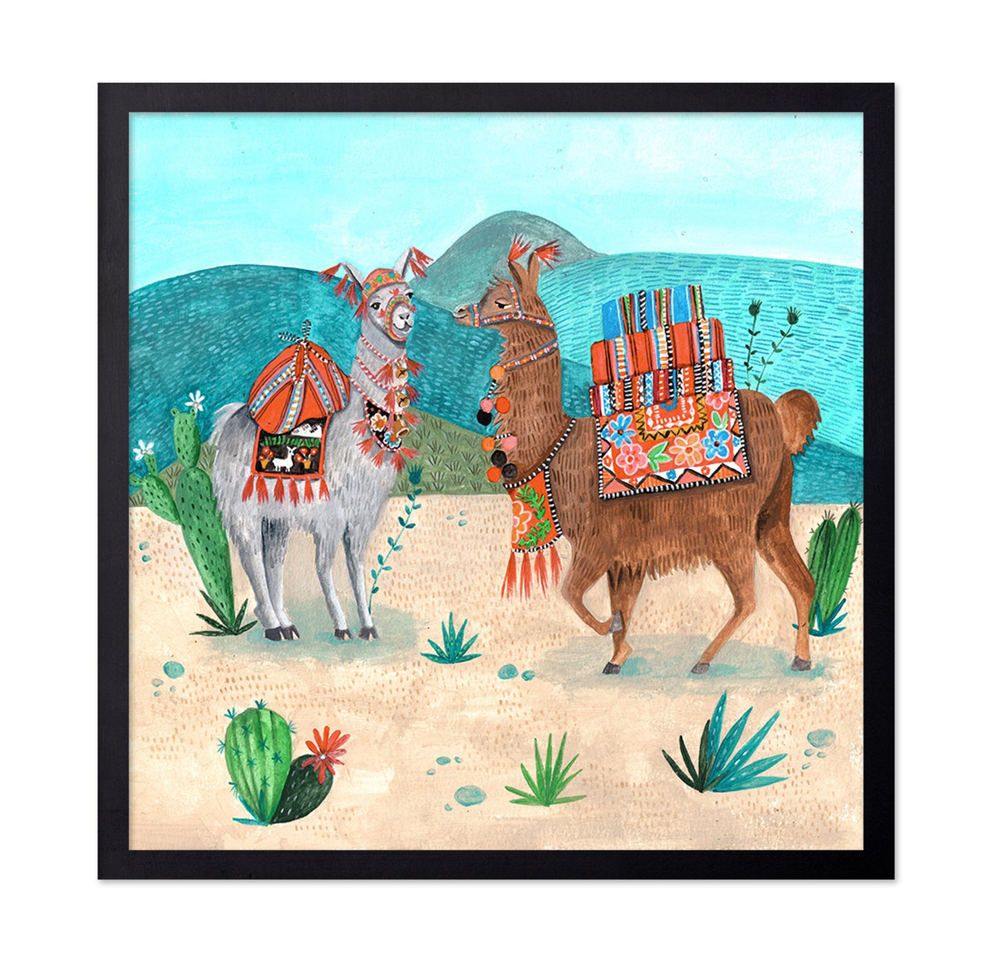Colorful Llamas