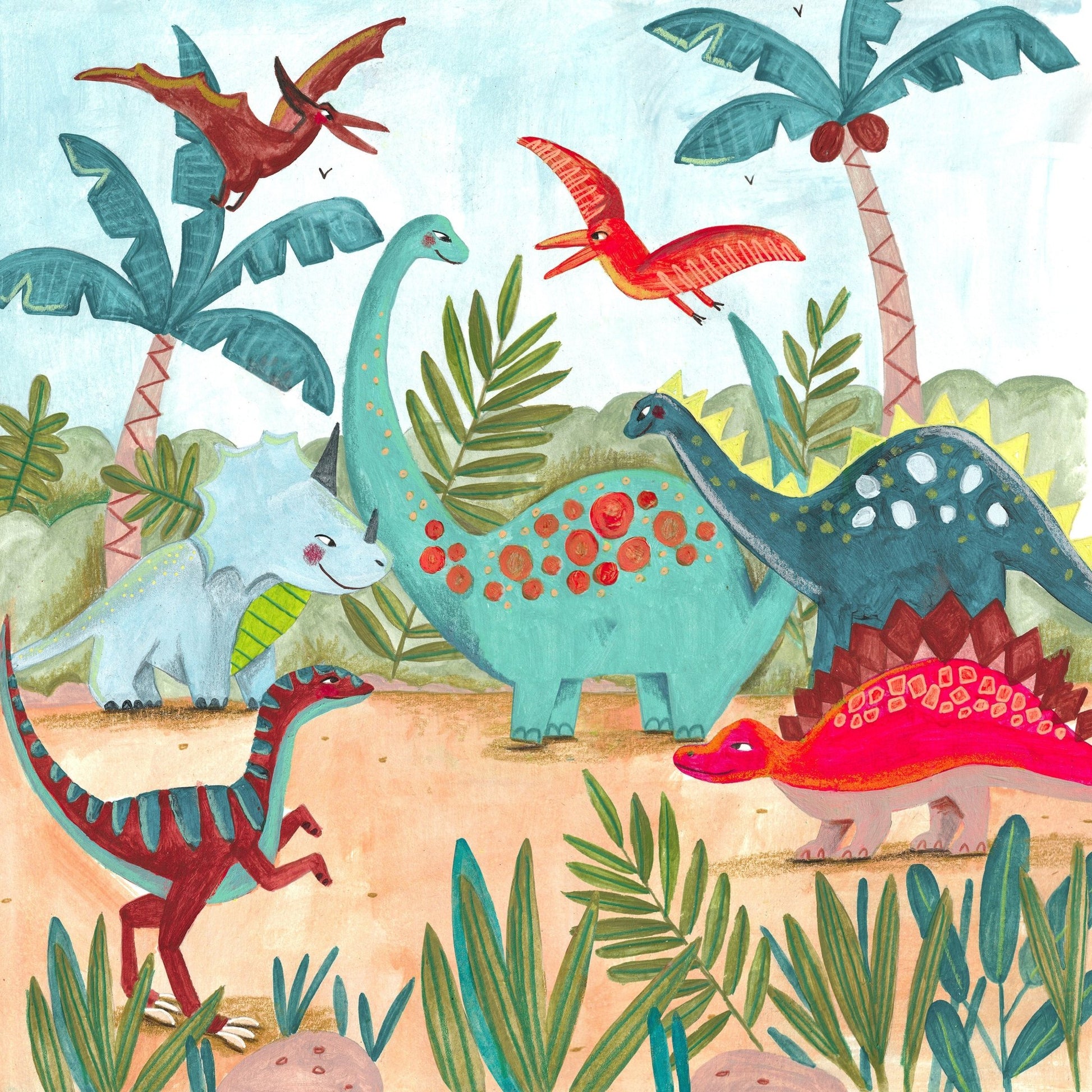 Colorful Dinosaurs