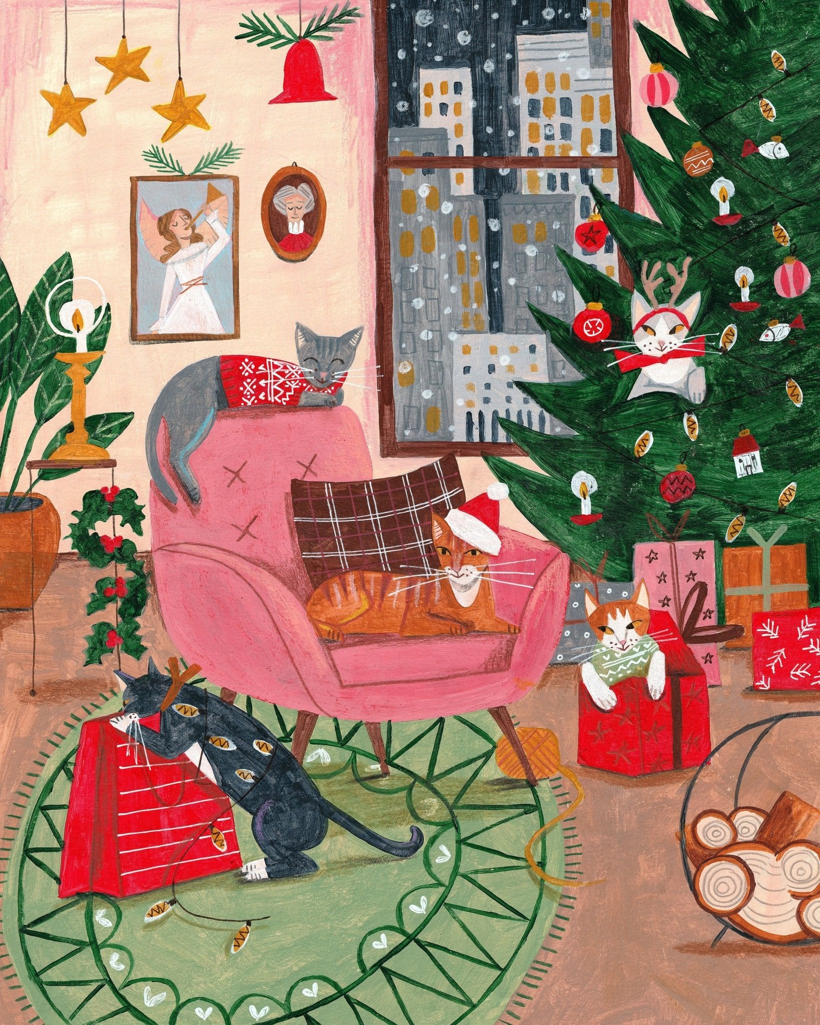 Christmas Cats In Ny