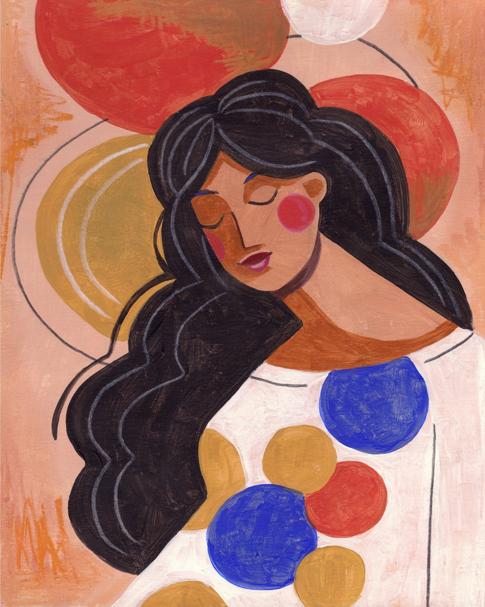 Woman In Thoughts