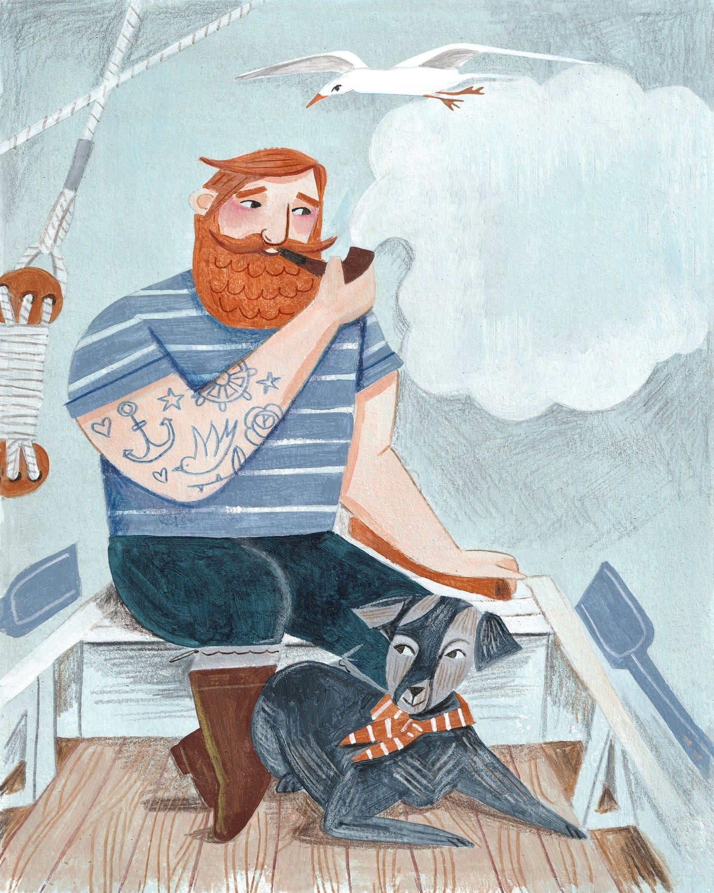 Skipper And Dog