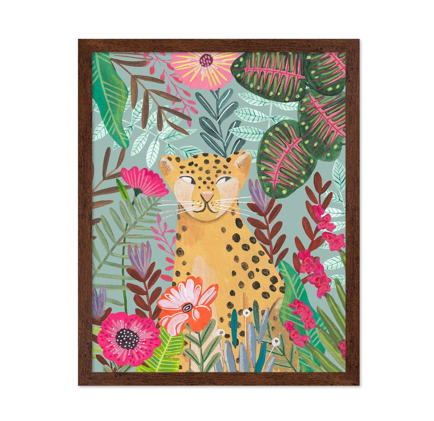 Leopard in Tropical Paradise
