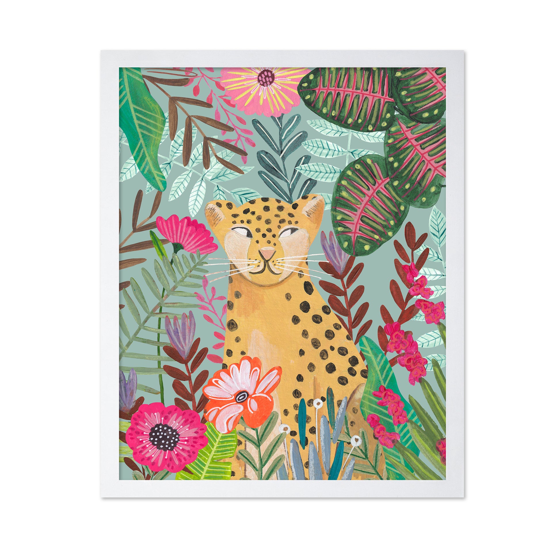 Leopard in Tropical Paradise