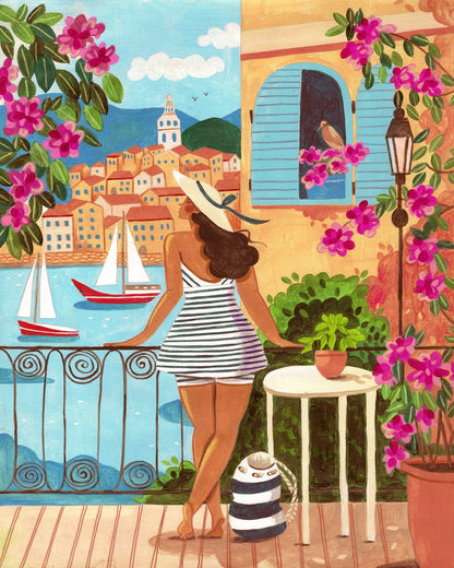Woman in Saint-Tropez France