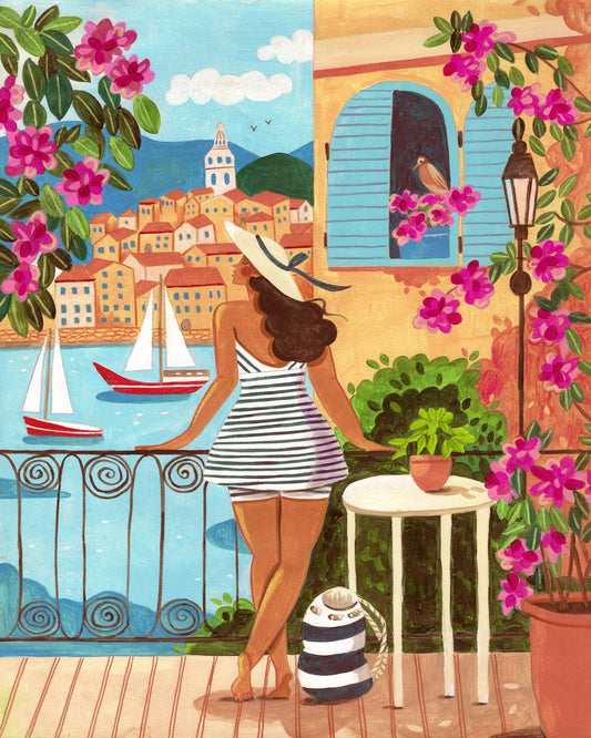 Woman in Saint-Tropez France