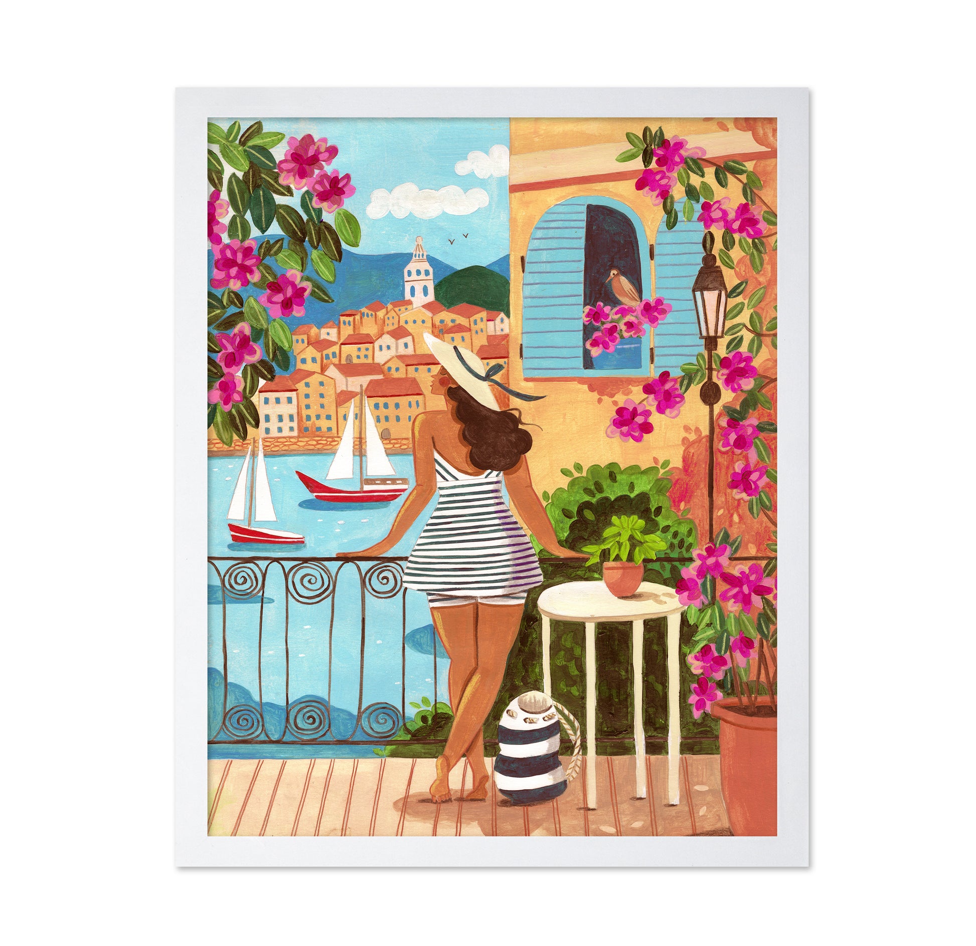 Woman in Saint-Tropez France