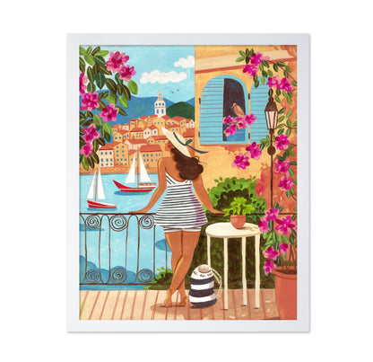 Woman in Saint-Tropez France