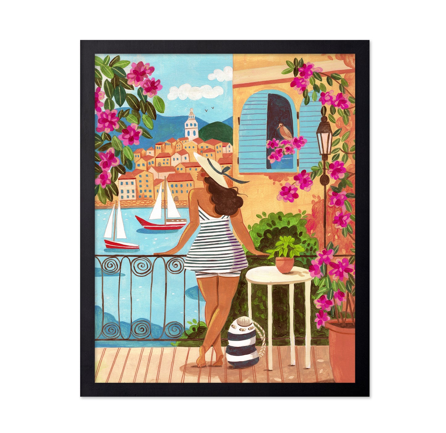 Woman in Saint-Tropez France