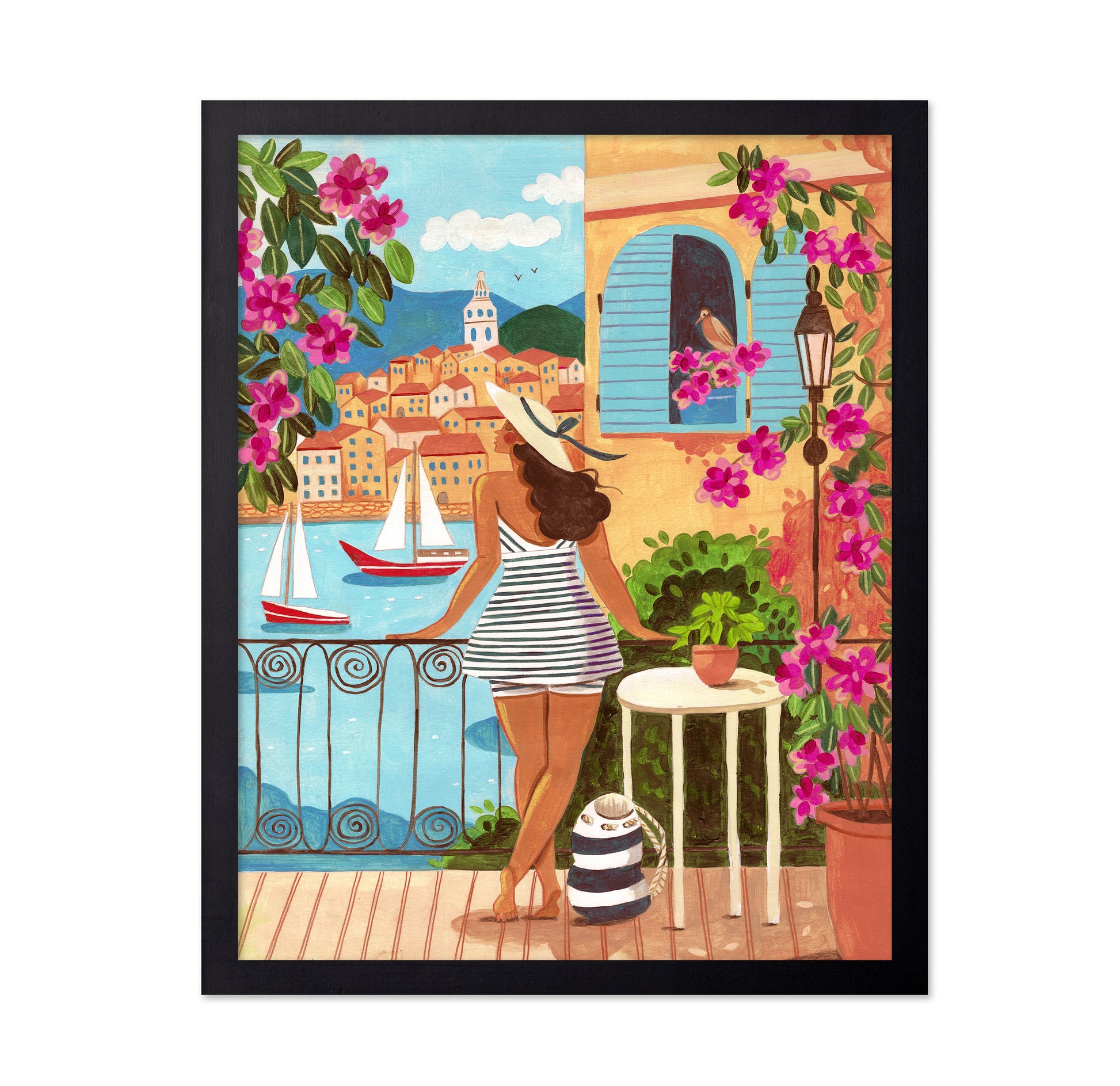 Woman in Saint-Tropez France