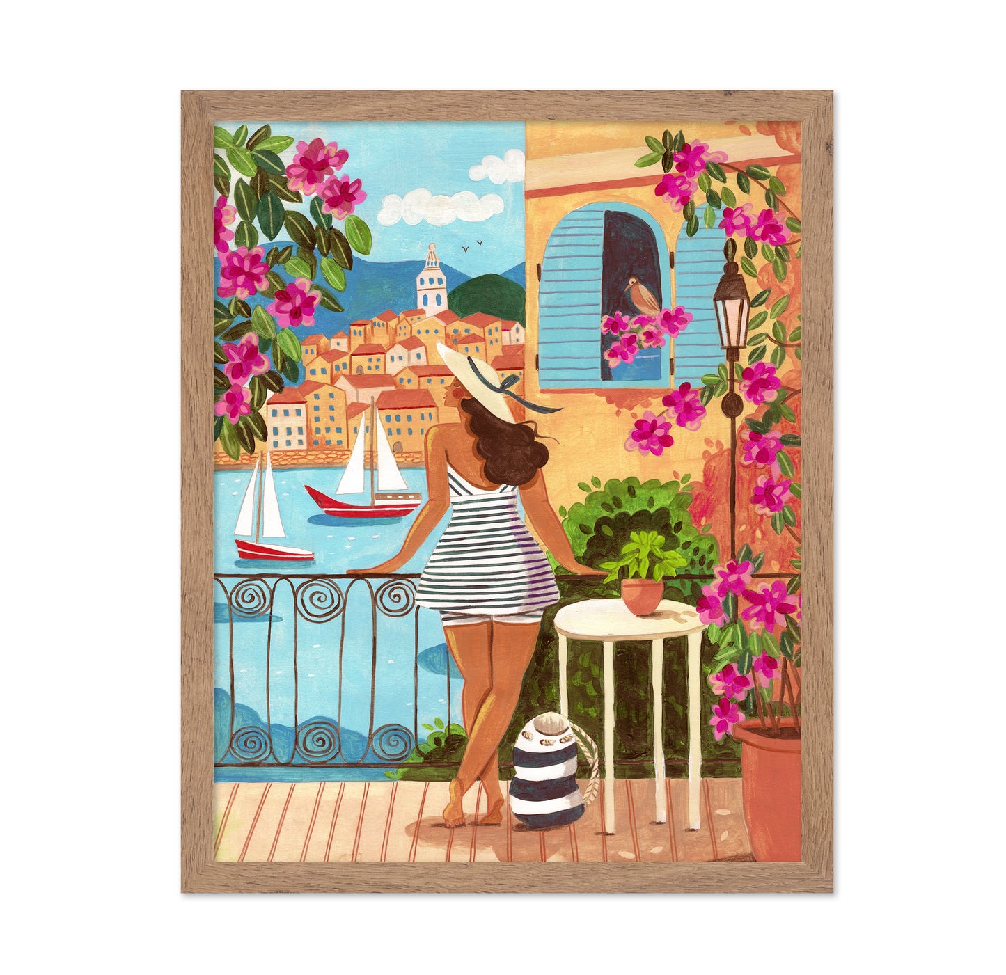 Woman in Saint-Tropez France