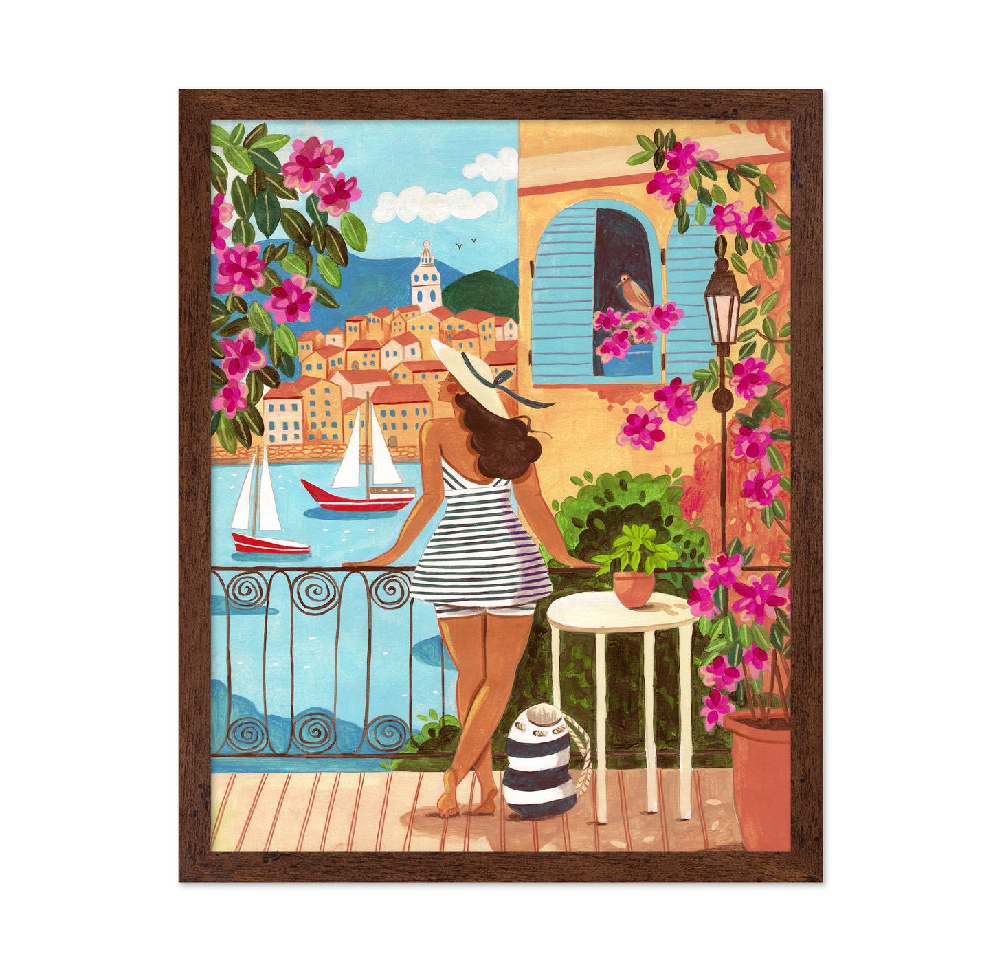 Woman in Saint-Tropez France
