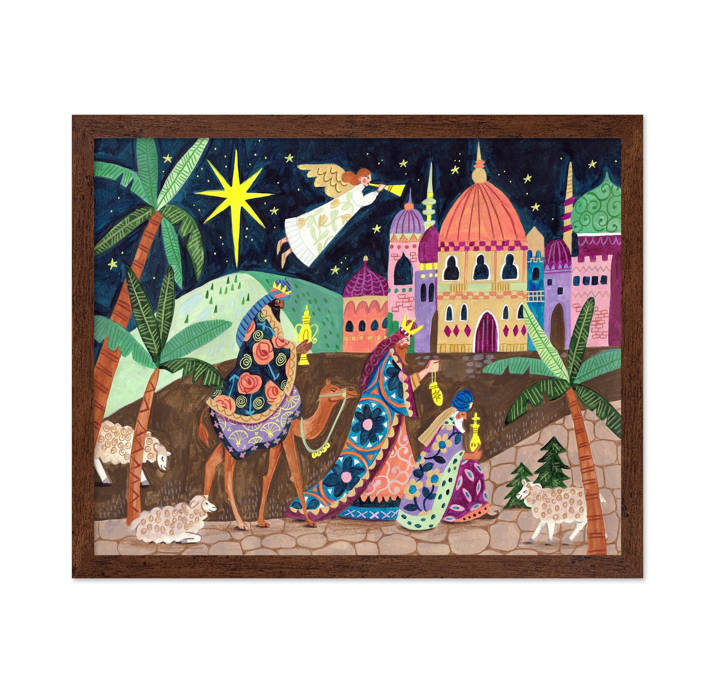 Three Wise Men And An Angel Christmas